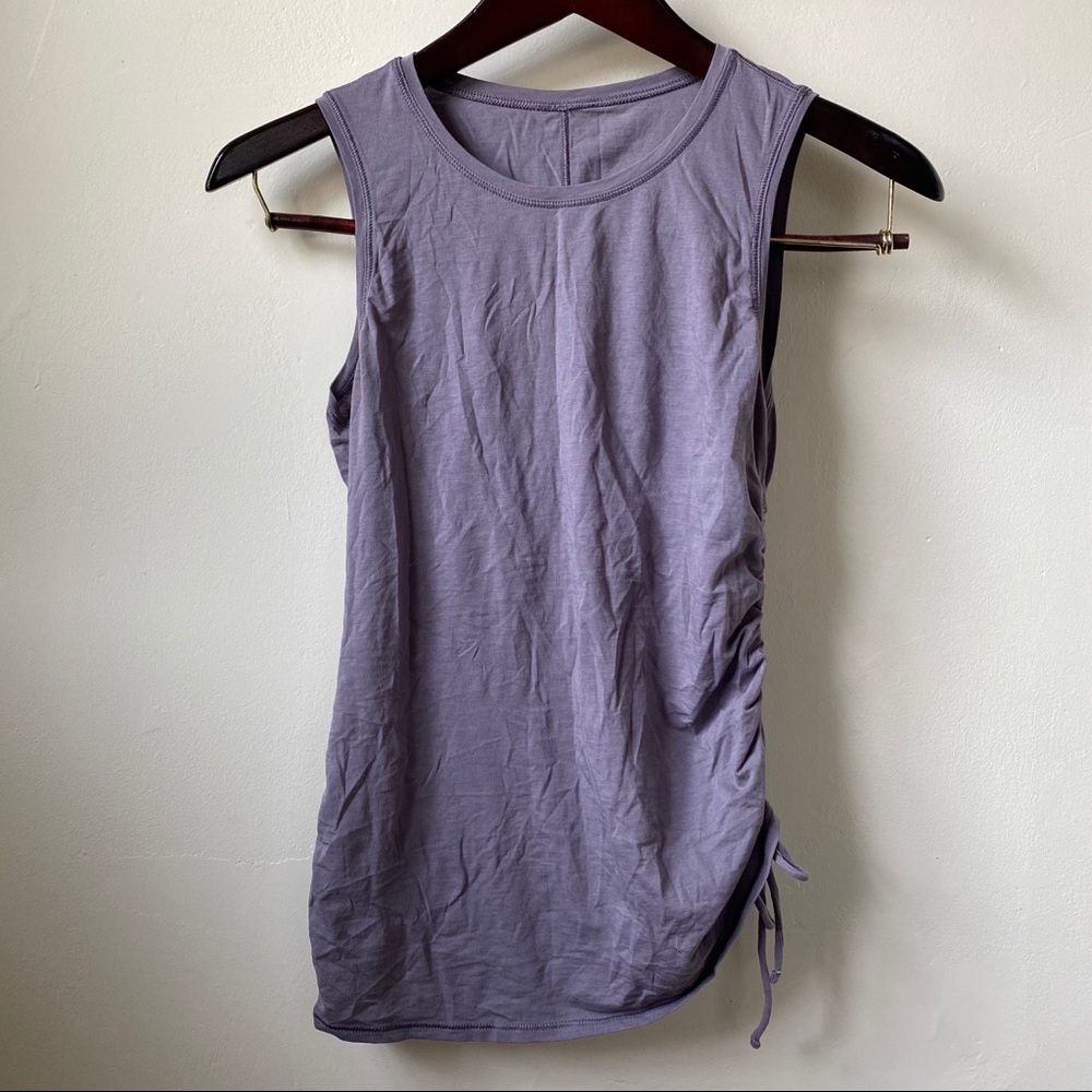 Lululemon Cinch It Tank Dusky Lavender size 4